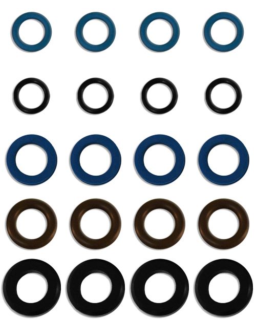 Seal kit for Fuel Injector Clinic Subaru top feed style injectors (slk-175x4)