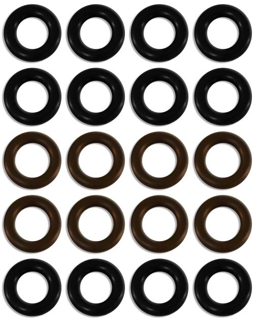 Universal seal kit for 4 cyl Fuel Injector Clinic injectors w/14mm seals (slk-univ-14mm-x-4)