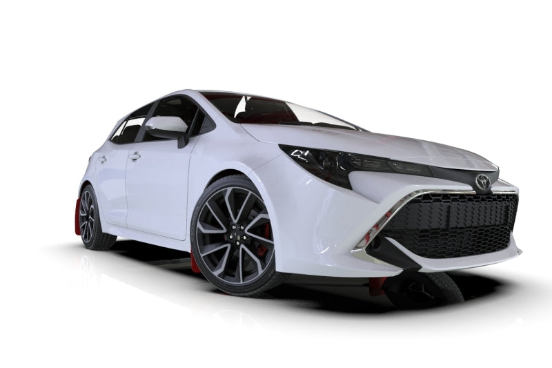 Rally Armor 18-27 Toyota Corolla Hatchback Red UR Mud Flap Black Logo