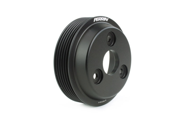 PERRIN 22-26 Subaru WRX / 21-25 Crosstrek / 20-25 LGT/OBXT/FXT Lightweight Water Pump Pulley - Black