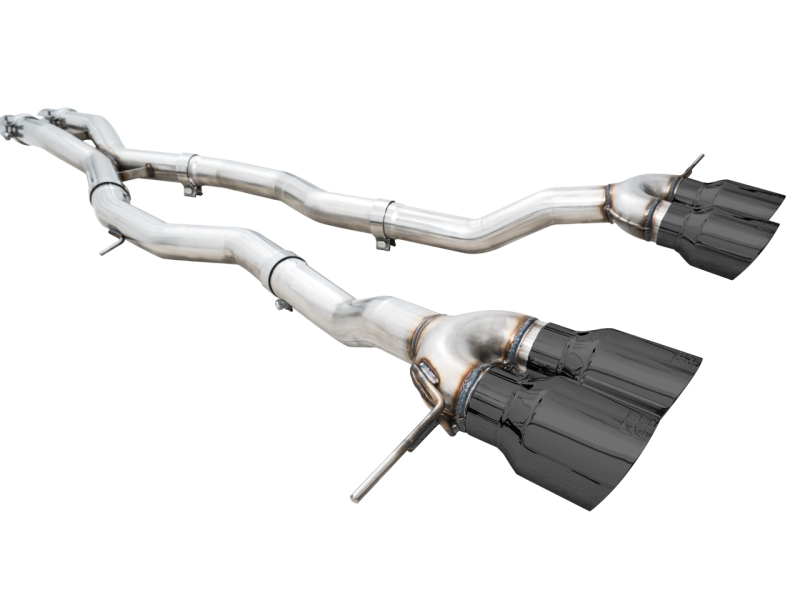 AWE Tuning Track Edition Cat-Back Exhaust for BMW G8X M3/M4 - Diamond Black Tips