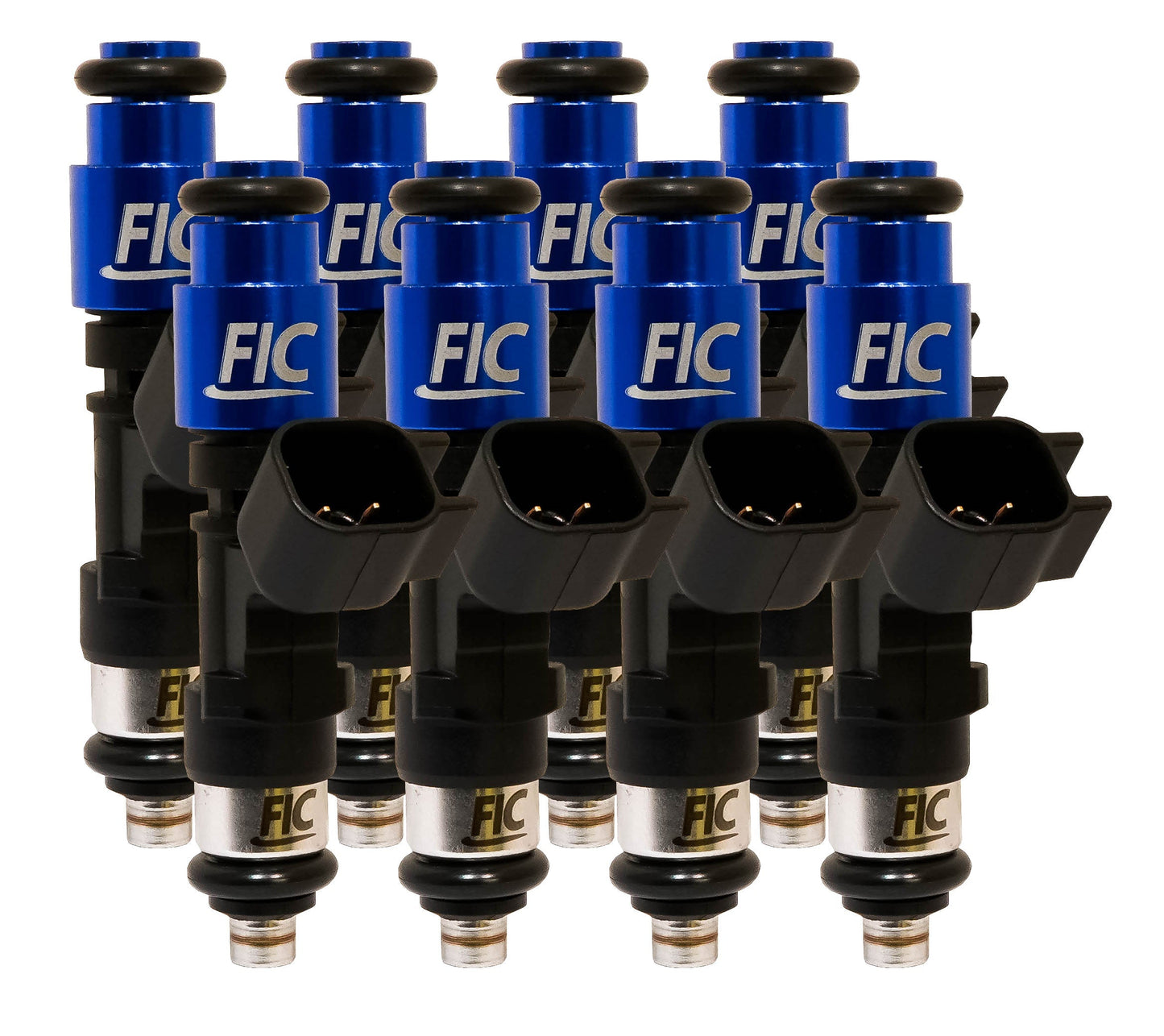 650cc (72 lbs/hr at OE 58 PSI fuel pressure) FIC Fuel Injector Clinic Injector Set for Dodge 5.2L (2000-2001), 5.9L (2000-2003), 4.7L (2002-2007), 6.4L (2014 - present) (High-Z)(IS155-0650H)