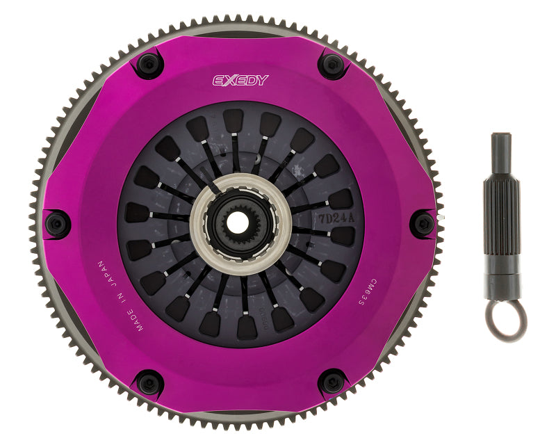 Exedy 96-06 Mitsubishi Evo 4-9 4G63T 2.0L Twin-Organic Stage 5 Clutch Kit (RACING USE ONLY)