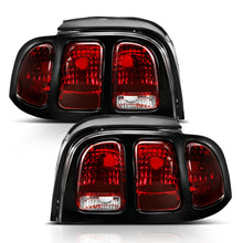 ANZO 1994-1998 Ford Mustang Taillight Dark Red Lens (OE Style)
