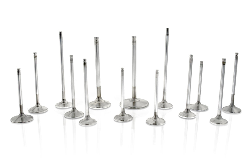 Ferrea Chevrolet LS7 1.615in 0.313in 5.227in 24 Deg S-Flo Rad Grv S-Alloy Exhaust Valve - Set of 8