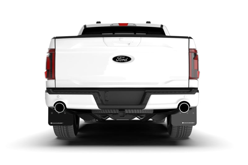 Rally Armor 21-26 Ford F-150 (Excl. Raptor) Black UR Mud Flap w/Metallic Black Logo