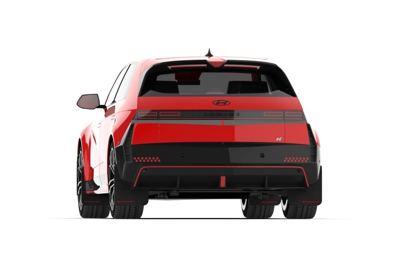 Rally Armor 25-26 Hyundai Ioniq 5 N Black Mud Flap w/Metallic Black Logo