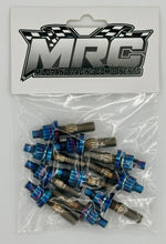 MRC Racing Components Honda B,D,F,H,J Series/Chevy Ecotec 45mm Burnt Blue Titanium Exhaust/Intake Stud Kit