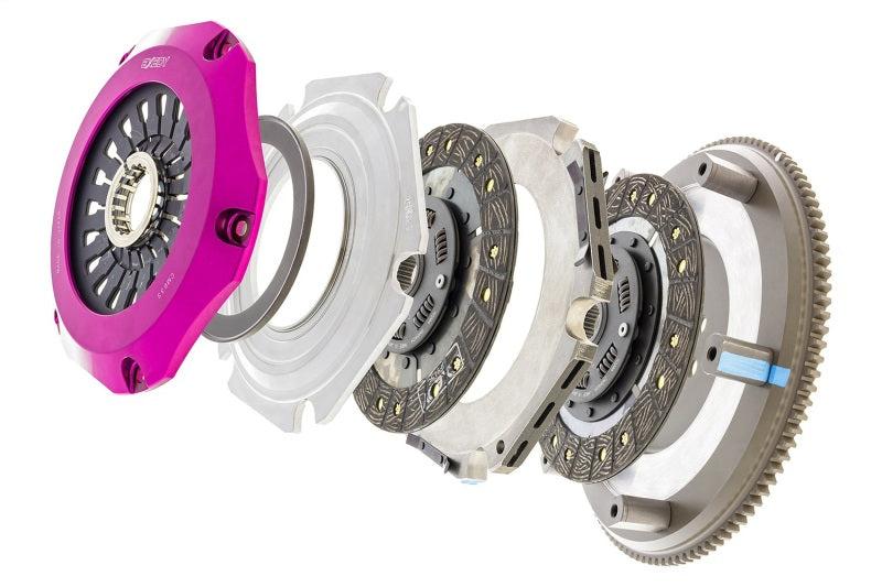 Exedy 96-06 Mitsubishi Evo 4-9 4G63T 2.0L Twin-Organic Stage 5 Clutch Kit (RACING USE ONLY)