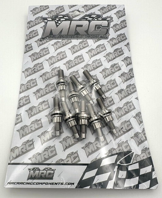 MRC Racing Components Honda B,D,F,H,J Series/Chevy Ecotec 45mm Raw Titanium Exhaust/Intake Stud Kit