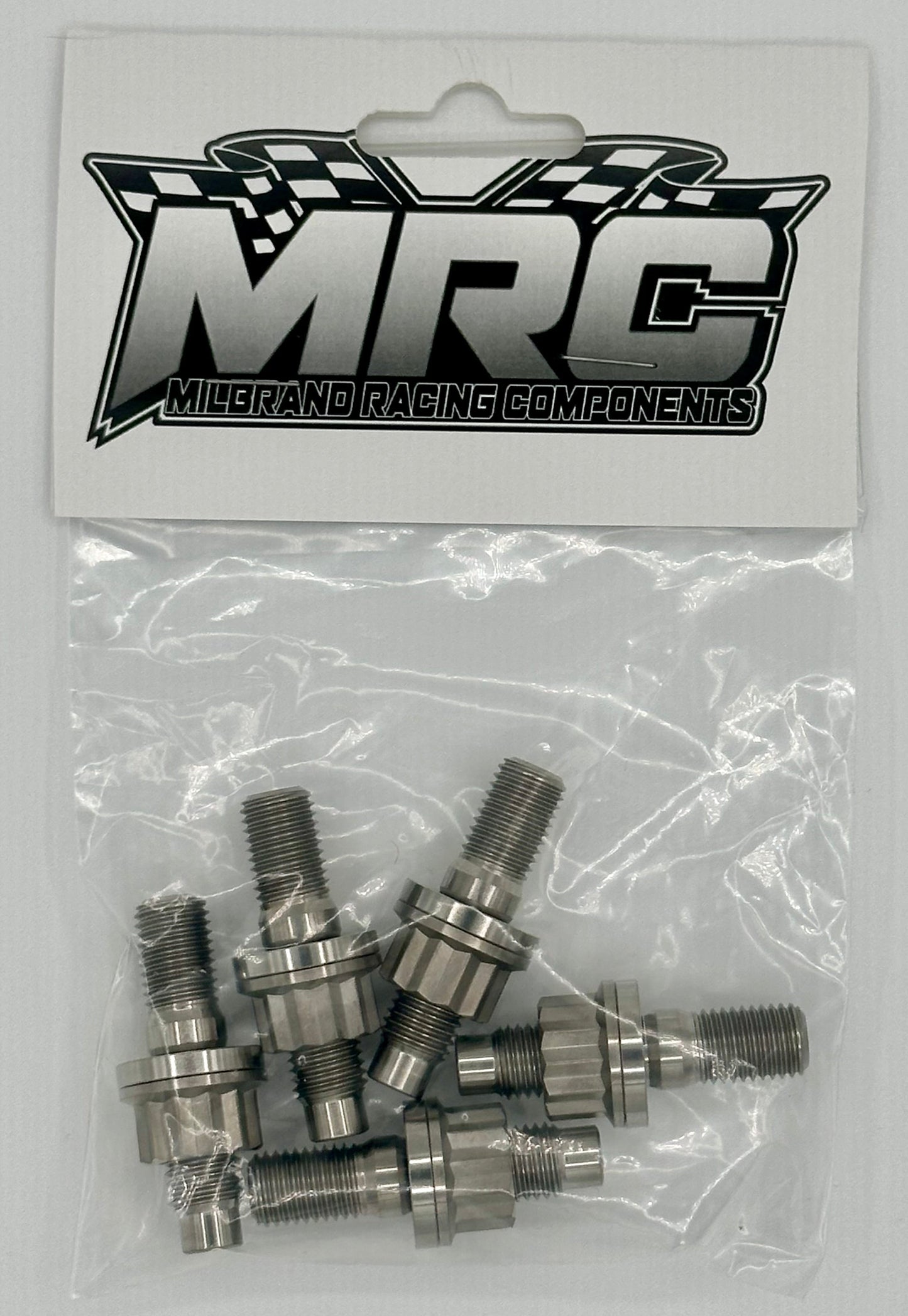 MRC Racing Components Honda K Series 54mm Raw Titanium Exhaust Stud Kit