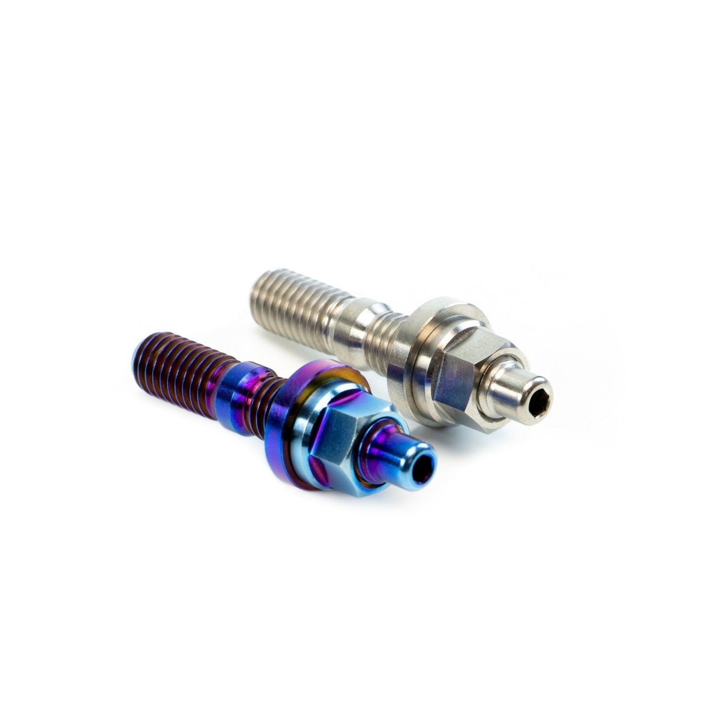 SpeedFactory Racing Titanium Intake/Exhaust Manifold Stud Kit w/ 6-Point Nuts (10 Piece)