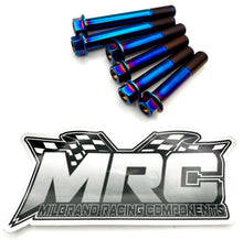 MRC Racing Components Honda/Acura K-Series Titanium Trans to Engine Bolt Kit Raw Finish