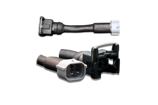Set of 4 Jetronic/EV1 (female) to Denso (male) injector plug adaptors (padpjtod4)