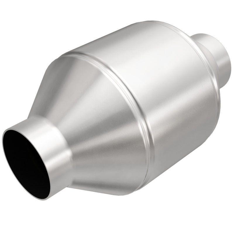 MagnaFlow Univ Cat Conv 2.5in Inlet/Outlet Center/Center Round 3in Body L x 5in W x 8.75in Overall L