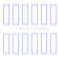 King Engine Bearings Nissan VR38DETT pMaxKote Performance Con Rod Bearing Set - Size STD