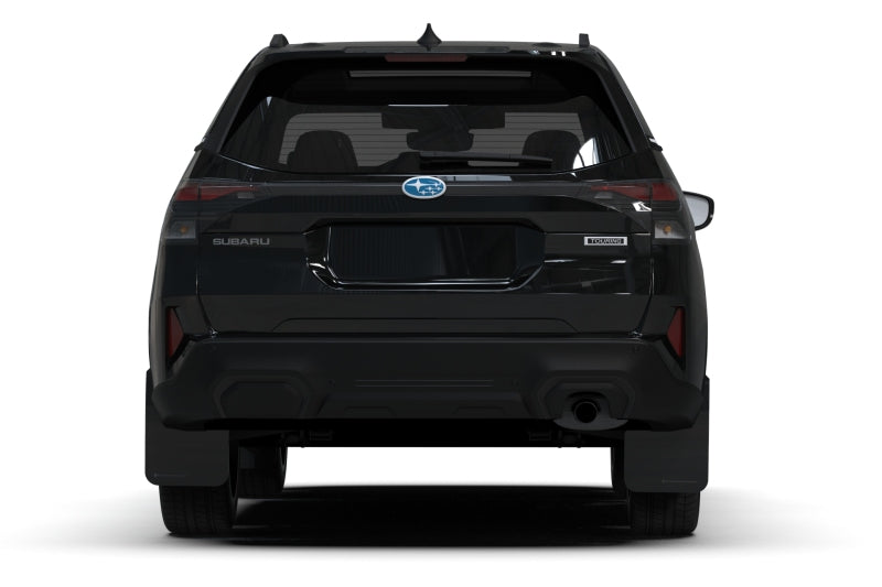 Rally Armor 25-26 Subaru Forester &amp; Hybrid Black UR Mud Flap w/Red Logo