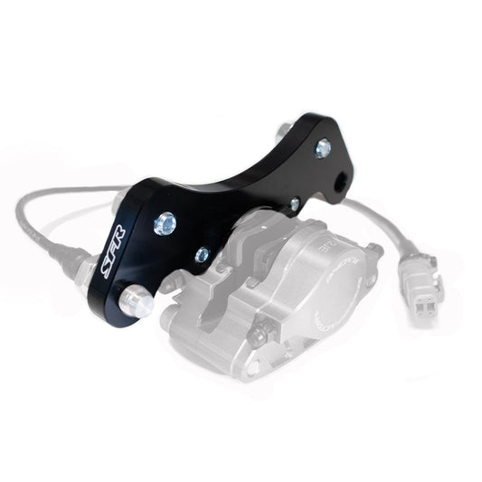 SpeedFactory Racing Billet Brake Caliper Bracket V2 (For use with SpeedFactory Racing AWD / FWD Lightweight Rear Staging Brakes Kit)