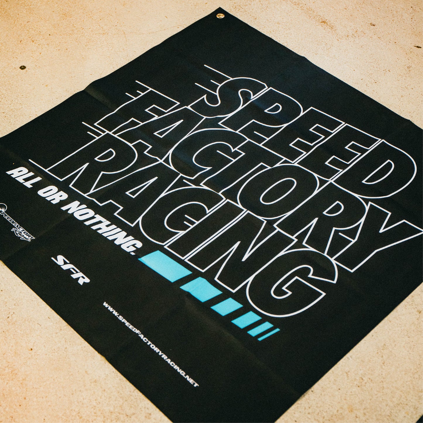 SpeedFactory All or Nothing Shop Banner