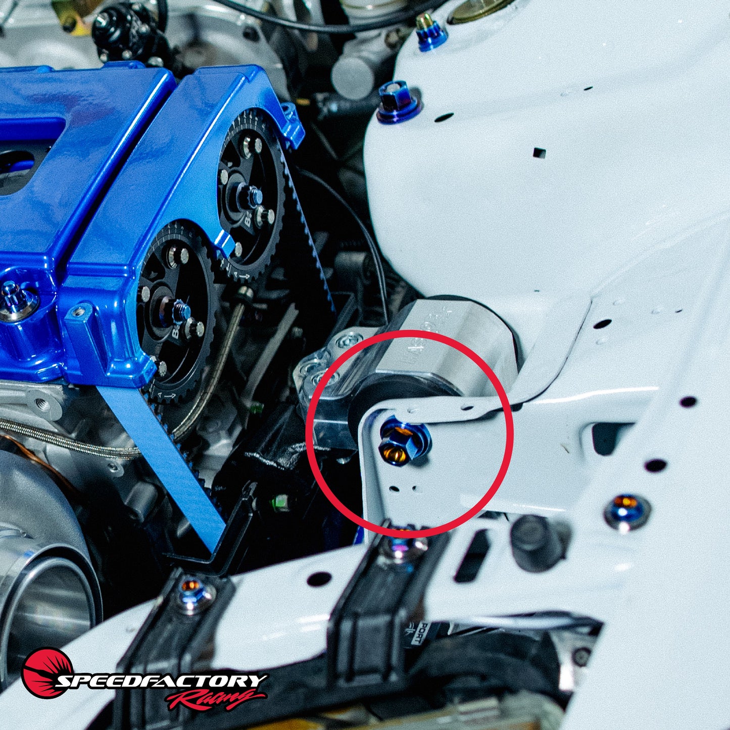 SpeedFactory Racing Titanium EG / DC / EK Engine Mount Hardware Kits