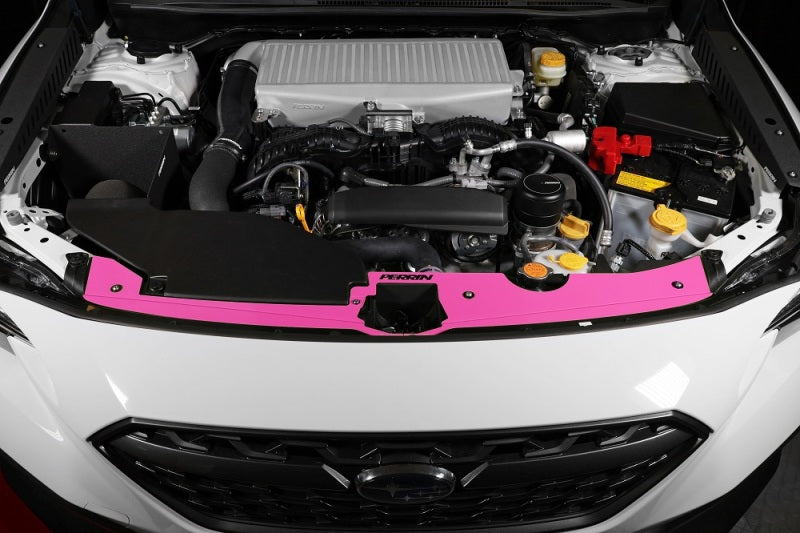 PERRIN 22-26 Subaru WRX Radiator Shroud - Hyper Pink
