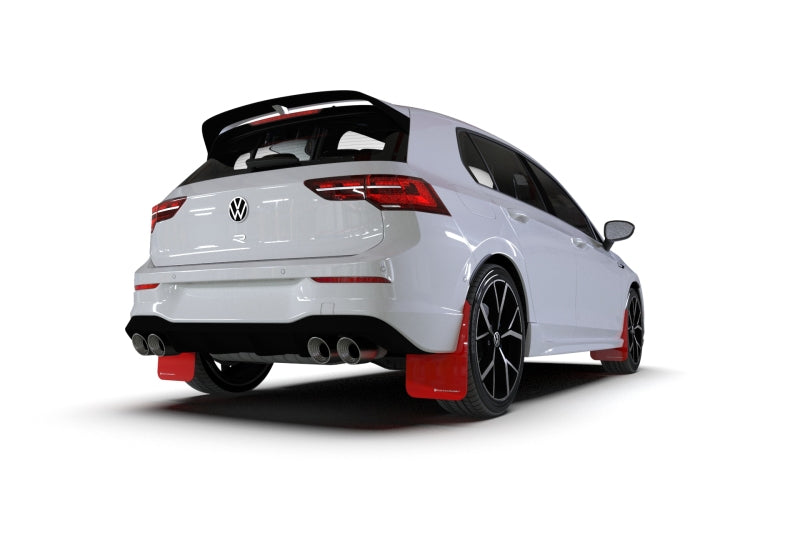 Rally Armor 22-26 VW MK8 Golf GTI/R Black UR Mud Flap w/Gray Logo