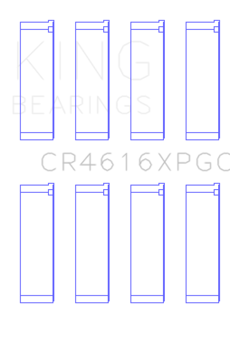 King Engine Bearings Subaru FA20/Toyota 4U-GSE Tri-Metal Connecting Rod Bearing Set - Size +.25mm