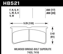 Hawk Wilwood BB SL 7421 HPS 5.0 Brake Pads