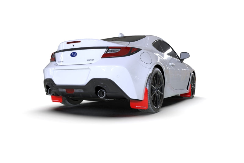 Rally Armor 22-26 Subaru BRZ / Toyota GR86 Red UR Mud Flap w/Black Logo