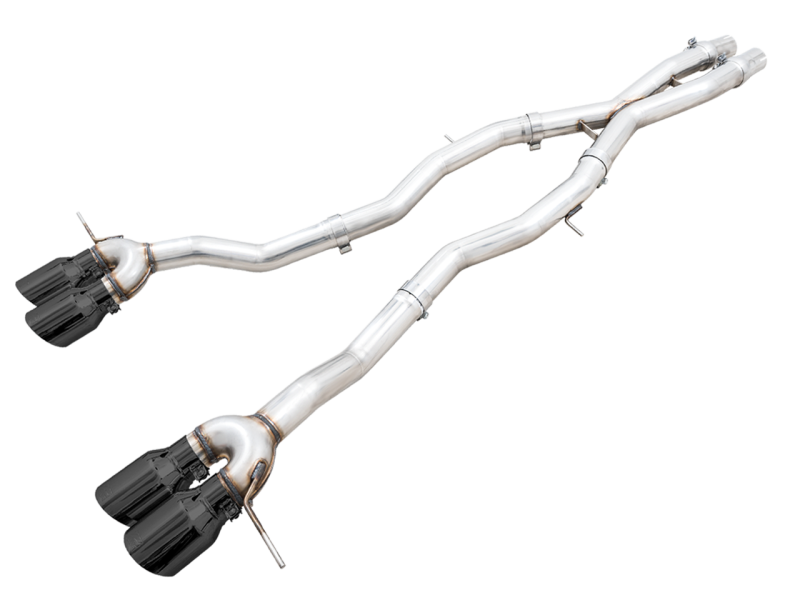 AWE Tuning Track Edition Cat-Back Exhaust for BMW G8X M3/M4 - Diamond Black Tips