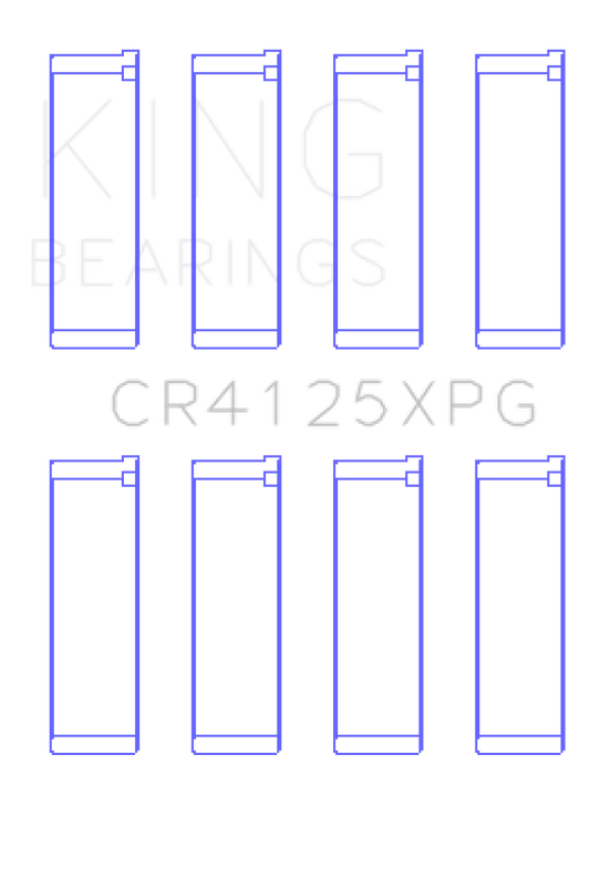 King Subaru EJ20/EJ22/EJ25 (Suites 52mm Journal Size) Tri-Metal Perf Rod Bearing Set - Size +0.5mm