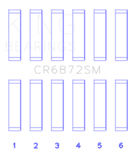 King Engine Bearings Toyota 1GR-FE Connecting Rod Bearing Set - Size +.25mm