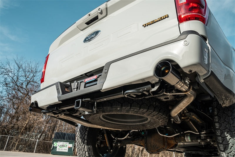 Corsa 2022-2025 Ford F-150 SuperCrew/5.5ft Bed 5.0L V8 Sport Cat-Back Dual Rear Exit-Black PVD