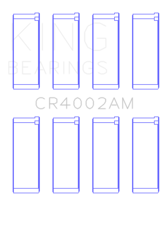 King Ford/Kia/Mazda DOHC 16 Valve/SOHC 16 Valve/SOHC 8 Valve Rod Bearing Set - Size STD