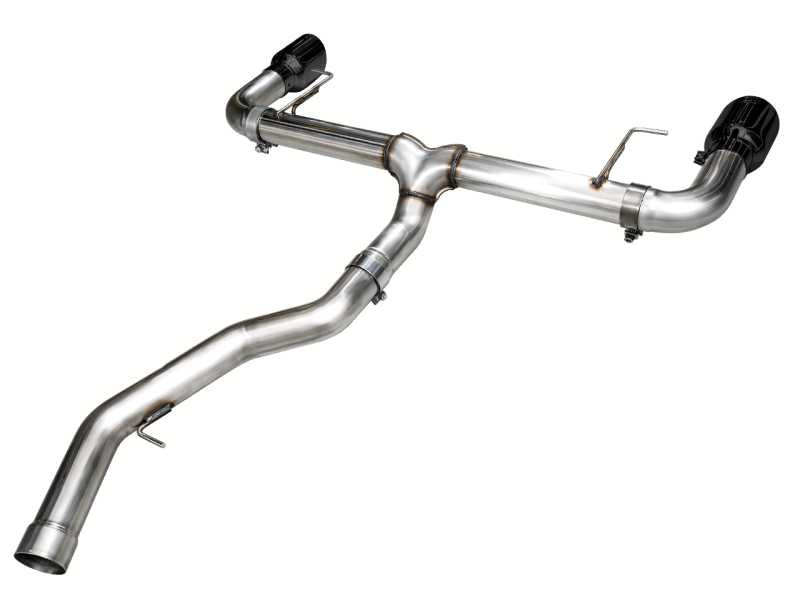 AWE Tuning 19-23 BMW 330i / 21-23 BMW 430i Base G2X Track Edition Axle-Back Exhaust - Diamond Black