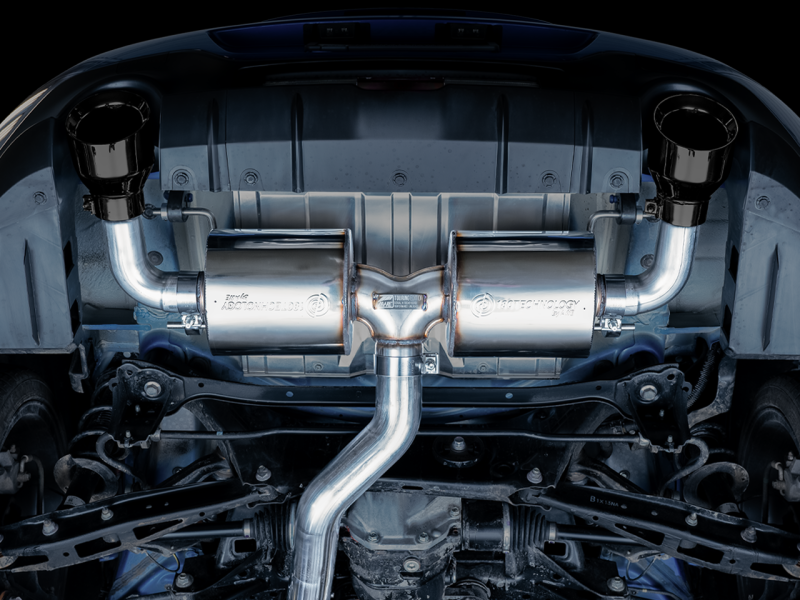 AWE Tuning Subaru BRZ/ Toyota GR86/ Toyota 86 Touring Edition Cat-Back Exhaust- Diamond Black Tips