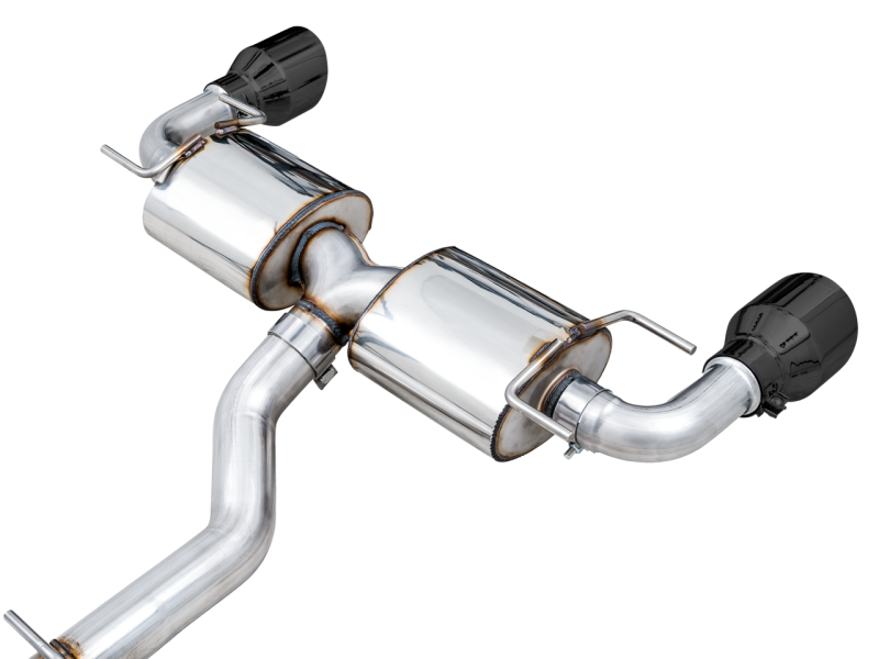 AWE Tuning Subaru BRZ/ Toyota GR86/ Toyota 86 Touring Edition Cat-Back Exhaust- Diamond Black Tips