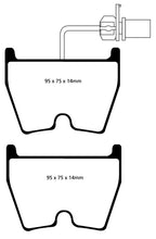 EBC 06-09 Audi RS4 4.2 (Cast Iron Rotors) Yellowstuff Front Brake Pads