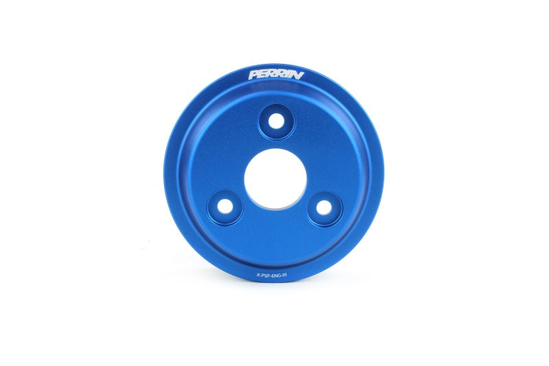 PERRIN 22-26 Subaru WRX / 21-25 Crosstrek / 20-25 LGT/OBXT/FXT Lightweight Water Pump Pulley - Blue