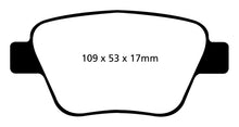 EBC 10-13 Audi A3 2.0 Turbo (Bosch rear caliper) Redstuff Rear Brake Pads