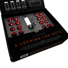 Mishimoto Aluminum Locking Lug Nuts M12x1.25 20pc Set Red