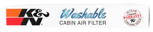 K&N 05-14 VW Jetta 2.5L 2.0L / EOS Cabin Air Filter