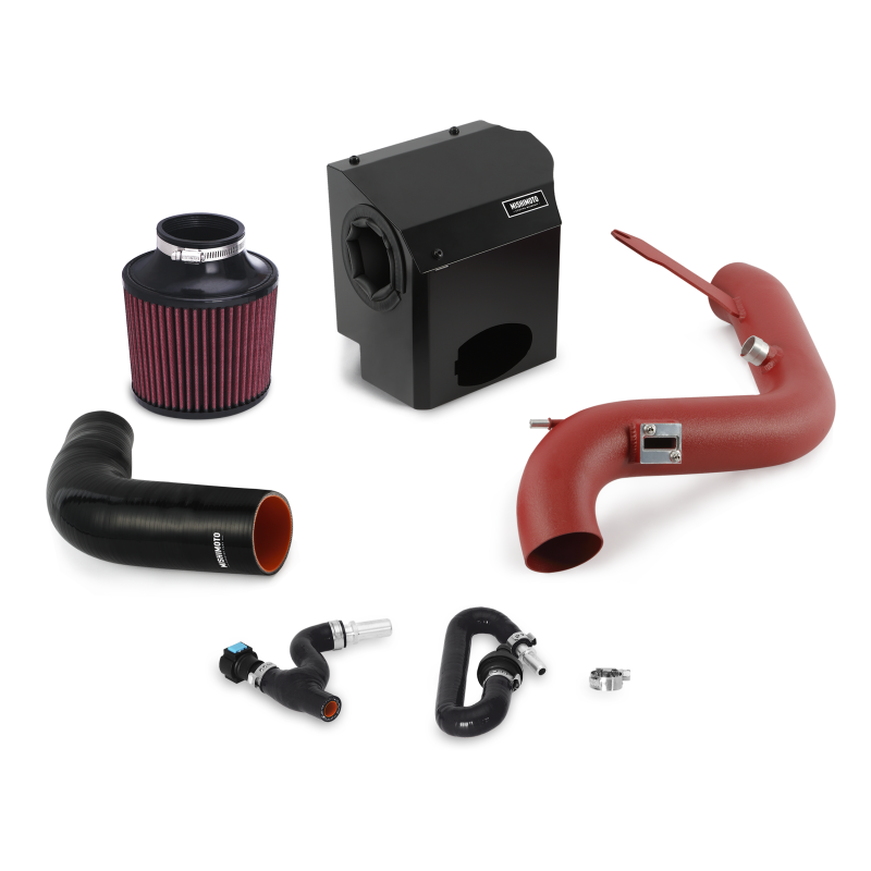 Mishimoto 2016 Ford Fiesta ST 1.6L Performance Air Intake Kit - Wrinkle Red