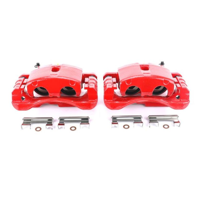 Power Stop 02-06 Cadillac Escalade Rear Red Calipers w/Brackets - Pair