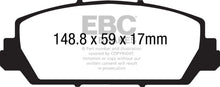 EBC 12+ Acura RDX 3.5 Greenstuff Front Brake Pads