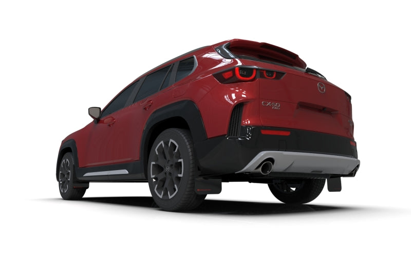 Rally Armor 23-26 Mazda CX-50 (Will Not Fit CX-5) Black UR Mud Flap W/Grey Logo