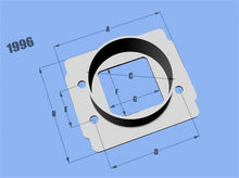 Vibrant MAF Sensor Adapter Plate Toyota w/ Bosch MAF Sensor w/ 3in ID filter only