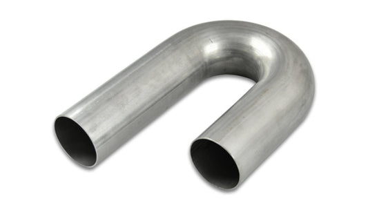 Vibrant 2.5in O.D. Tight Radius 180 Degree U-Bend Stainless Tubing