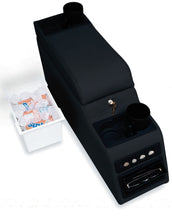 Rampage 1976-1983 Jeep CJ5 Locking Center Console - Black Denim