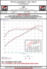 AWE Tuning 22+ Honda Civic Si/Acura Integra Track Edition Cat-Back Exhaust - Dual Chrome Silver Tips